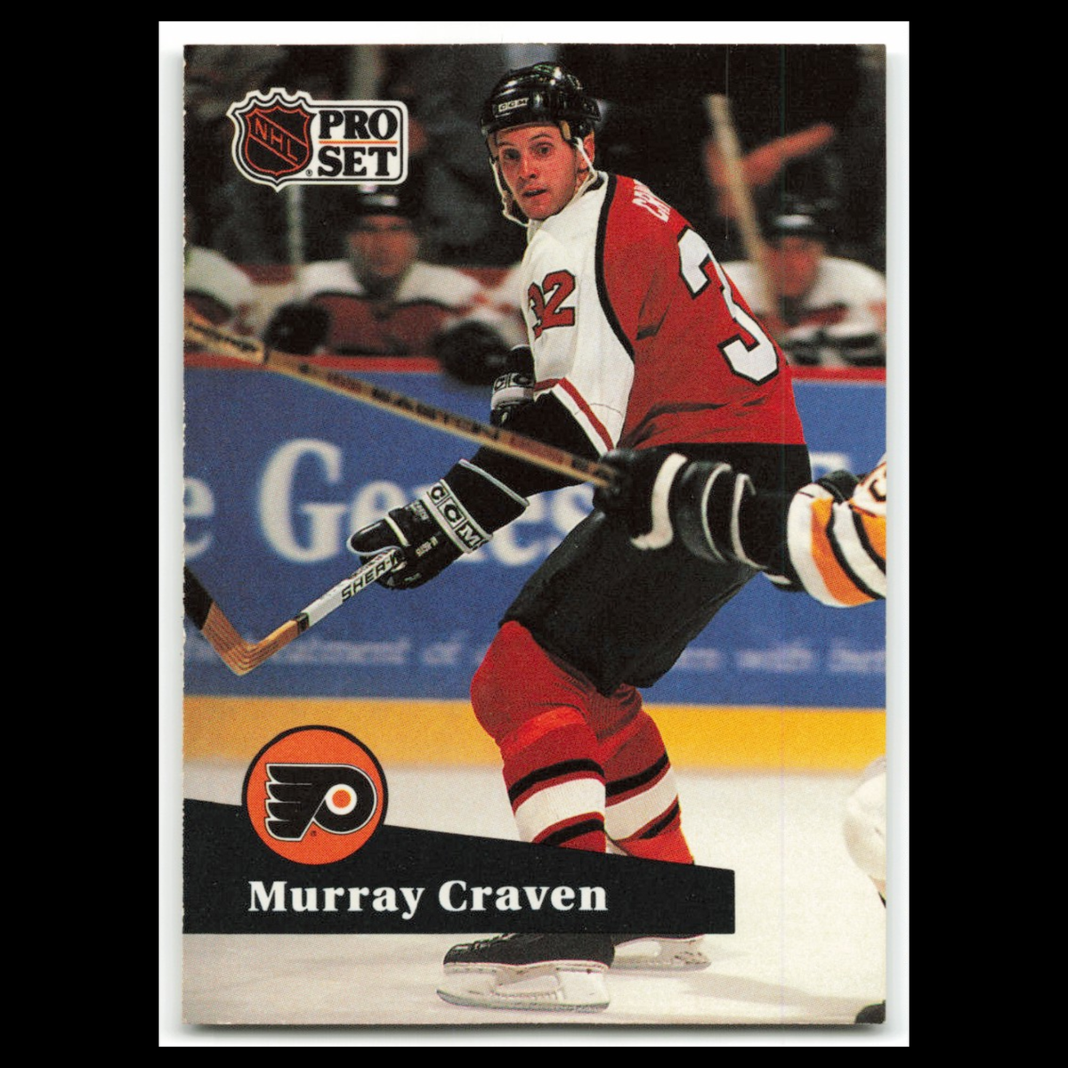 Murray Craven #175 1991 Pro Set Philadelphia Flyers Hockey Card NHL NM