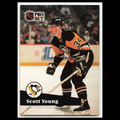 Scott Young #195 1991 Pro Set Pittsburgh Penguins Hockey Card NHL NM