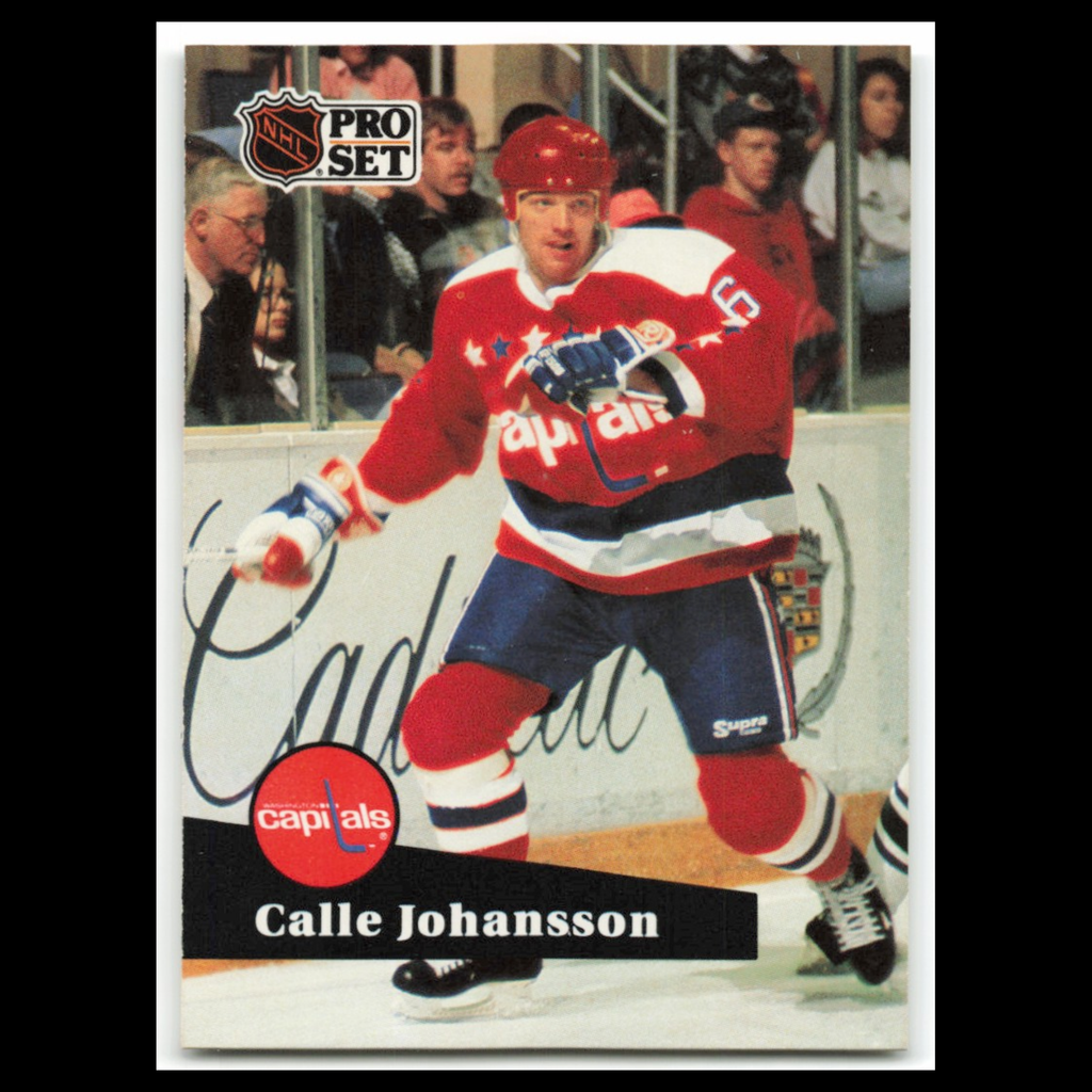 Calle Johansson #248 1991 Pro Set Washington Capitals Hockey Card NHL NM