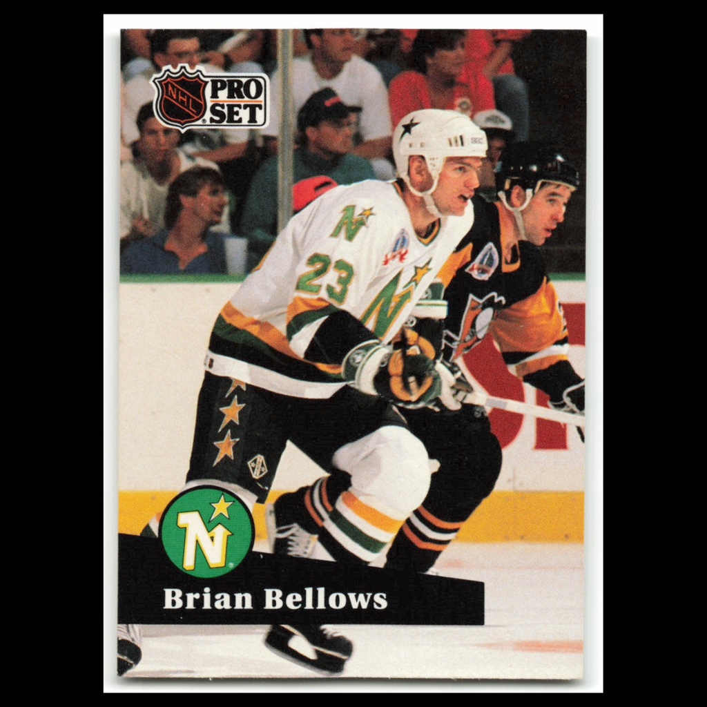 Brian Bellows #109 1991 Pro Set Minnesota North Stars Hockey Card NHL NM