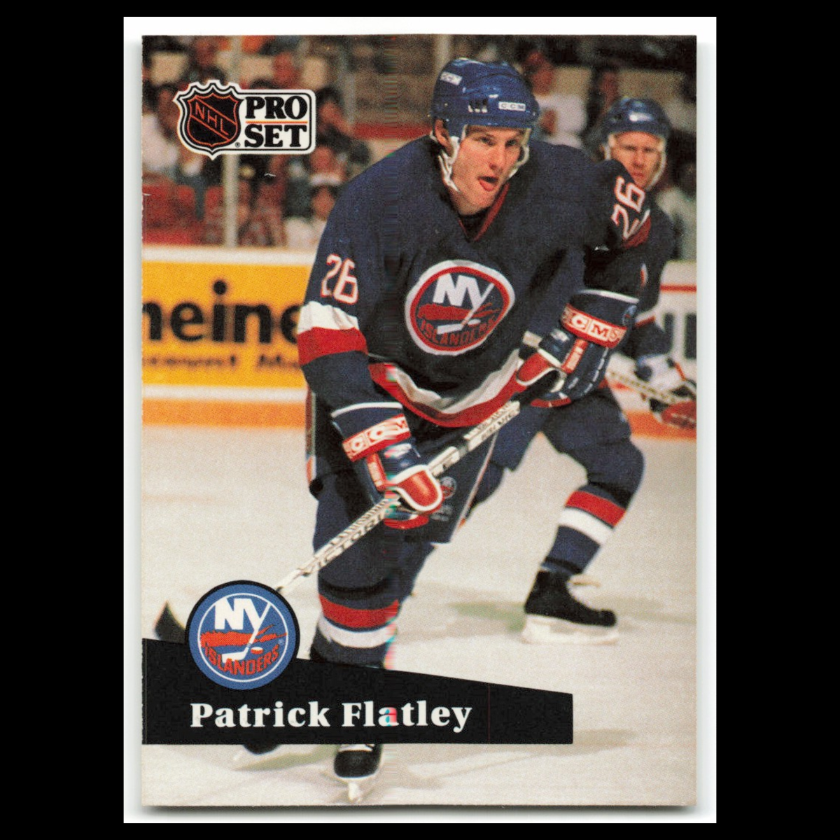 Patrick Flatley #152 1991 Pro Set New York Islanders Hockey Card NHL NM