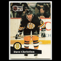 Dave Christian #11 1991 Pro Set Boston Bruins Hockey Card NHL NM
