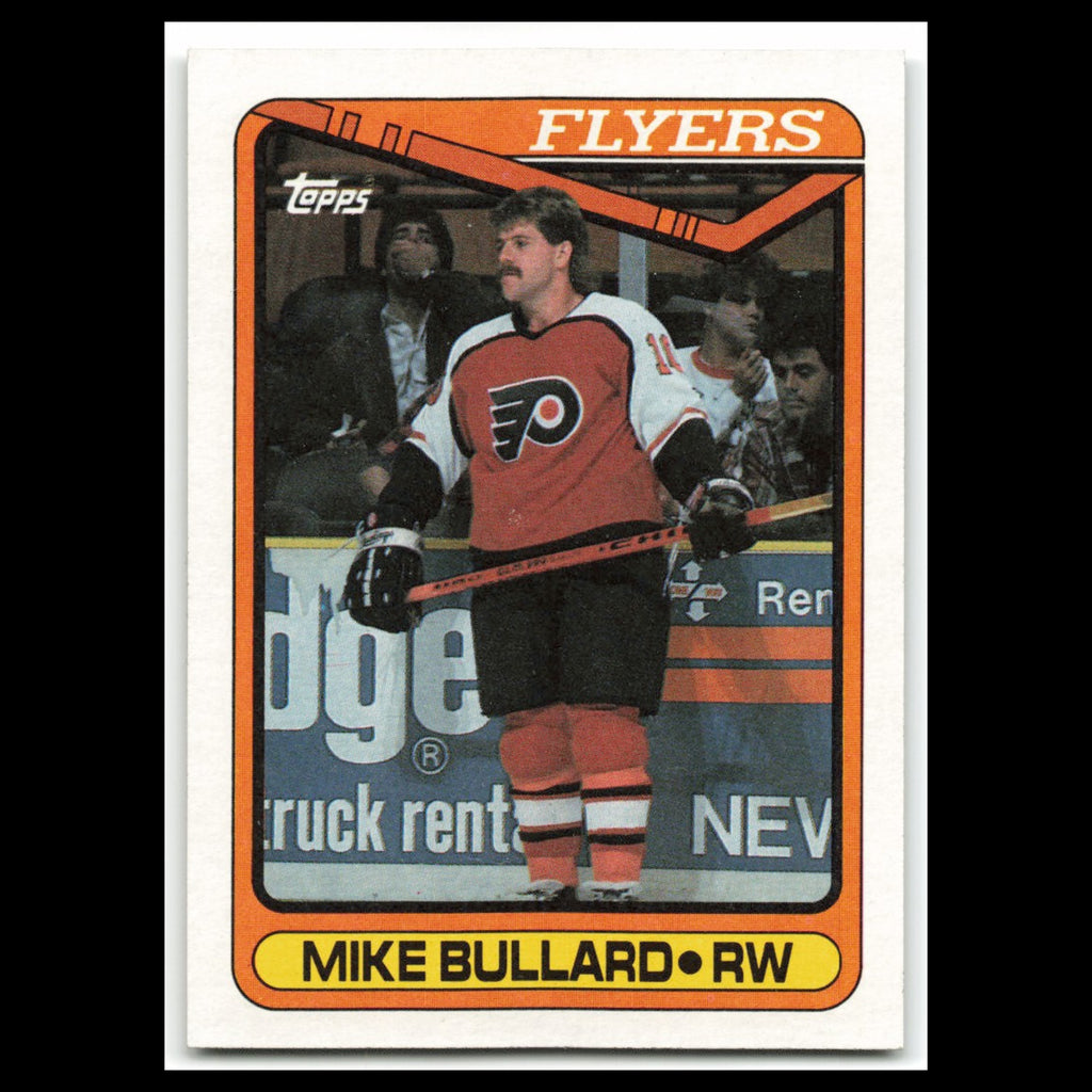 Mike Bullard #274 1990 Topps Philadelphia Flyers Hockey Card NHL NM