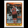 Mike Bullard #274 1990 Topps Philadelphia Flyers Hockey Card NHL NM
