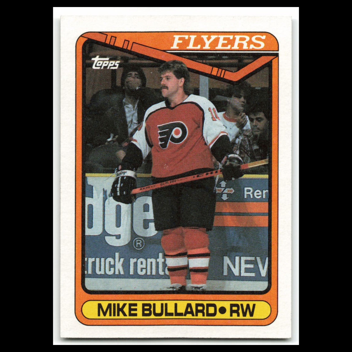 Mike Bullard #274 1990 Topps Philadelphia Flyers Hockey Card NHL NM