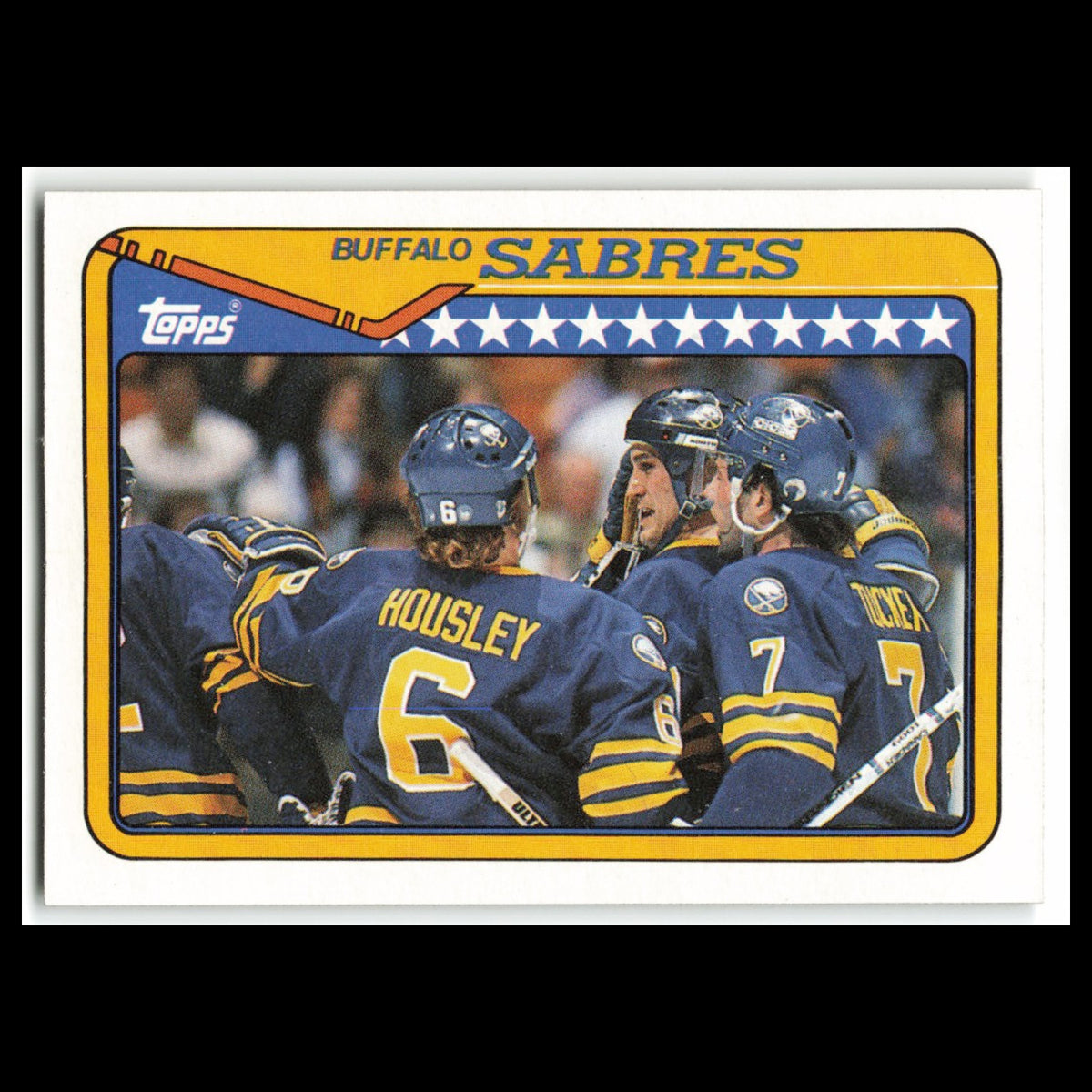 Buffalo Sabres #262 1990 Topps Buffalo Sabres Hockey Card NHL NM