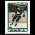 Kevin Dineen #213 1990 Topps Hartford Whalers Hockey Card NHL NM