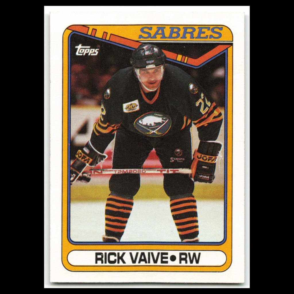 Rick Vaive #148 1990 Topps Buffalo Sabres Hockey Card NHL NM