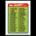 Checklist #132 1990 Topps Hockey Card NHL NM