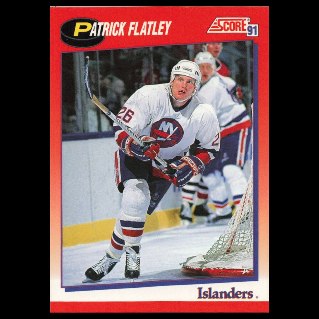 Patrick Flatley #29 1991 Score Canadian New York Islanders Hockey Card NHL NM