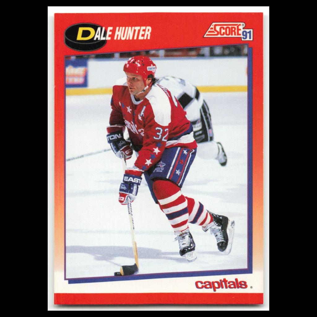 Dale Hunter #56 1991 Score Canadian Washington Capitals Hockey Card NHL NM