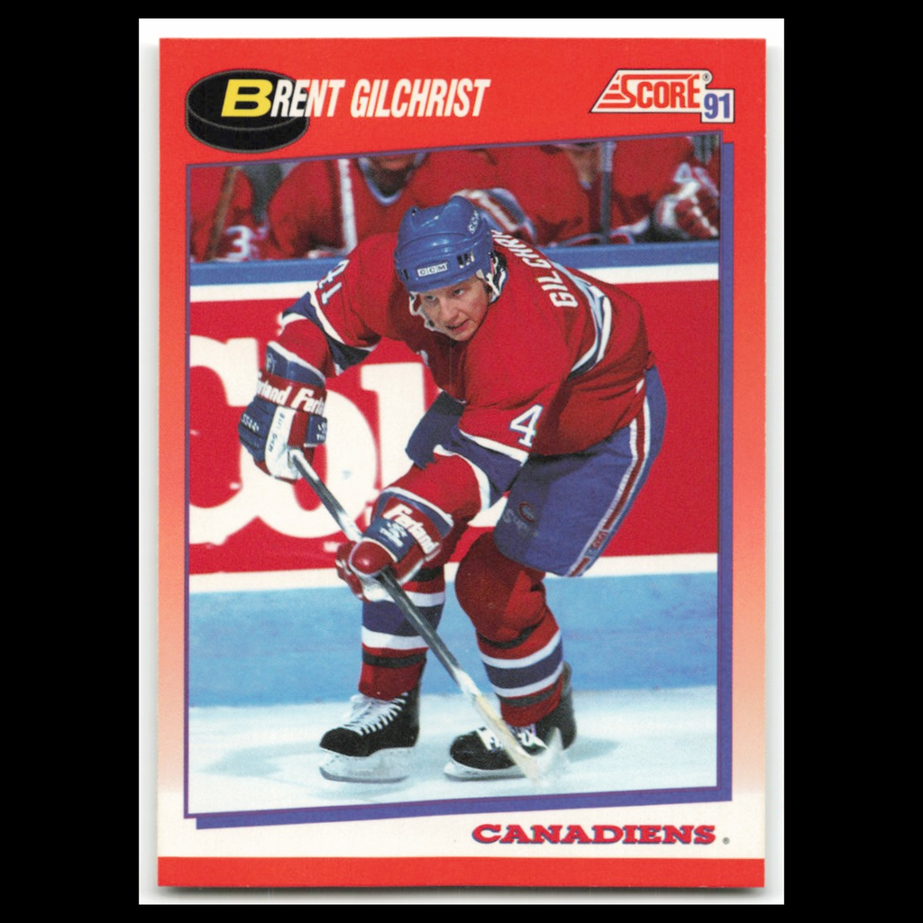 Brent Gilchrist #259 1991 Score Canadian Montreal Canadiens Hockey Card NHL NM