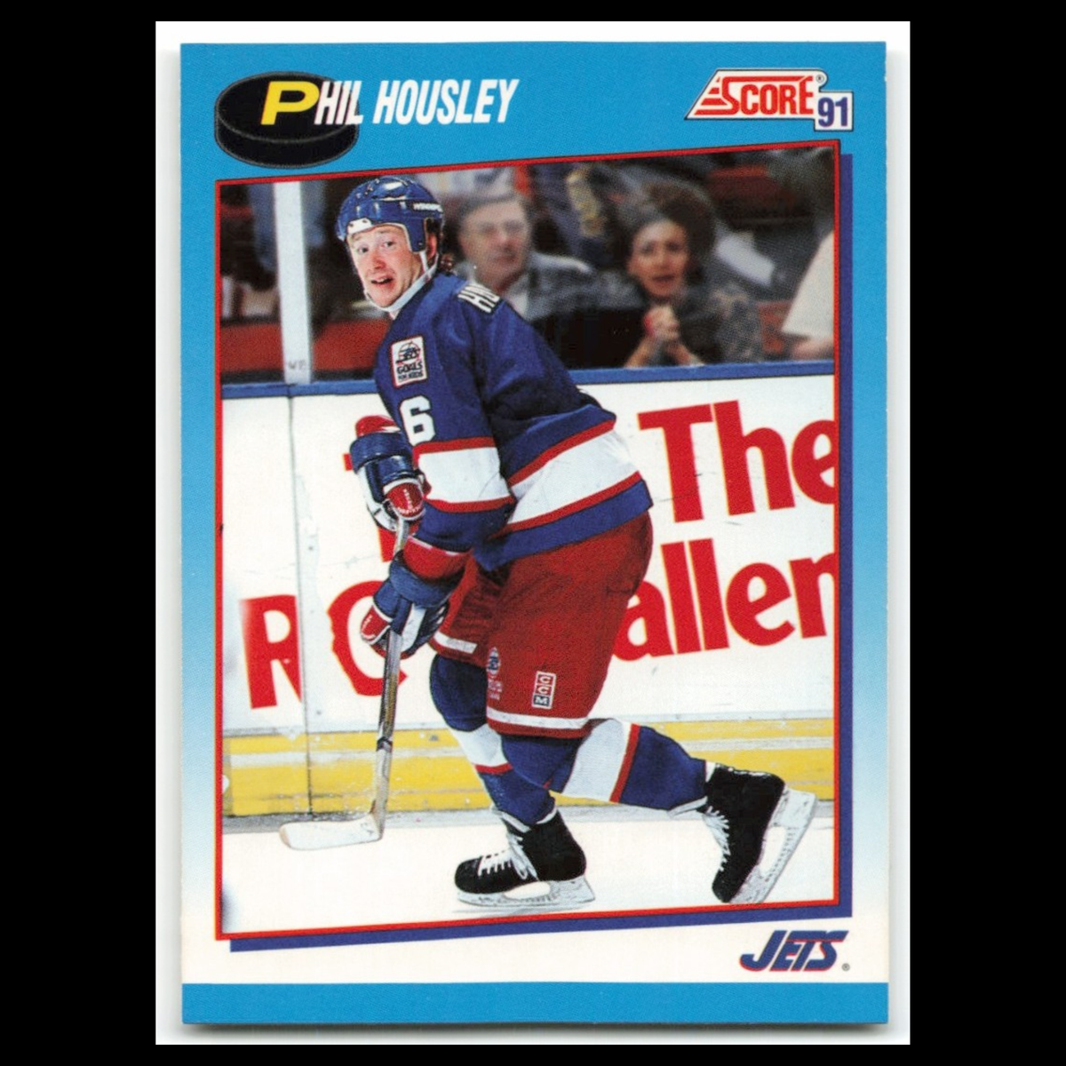 Phil Housley #271 1991 Score Canadian Winnipeg Jets Hockey Card NHL NM