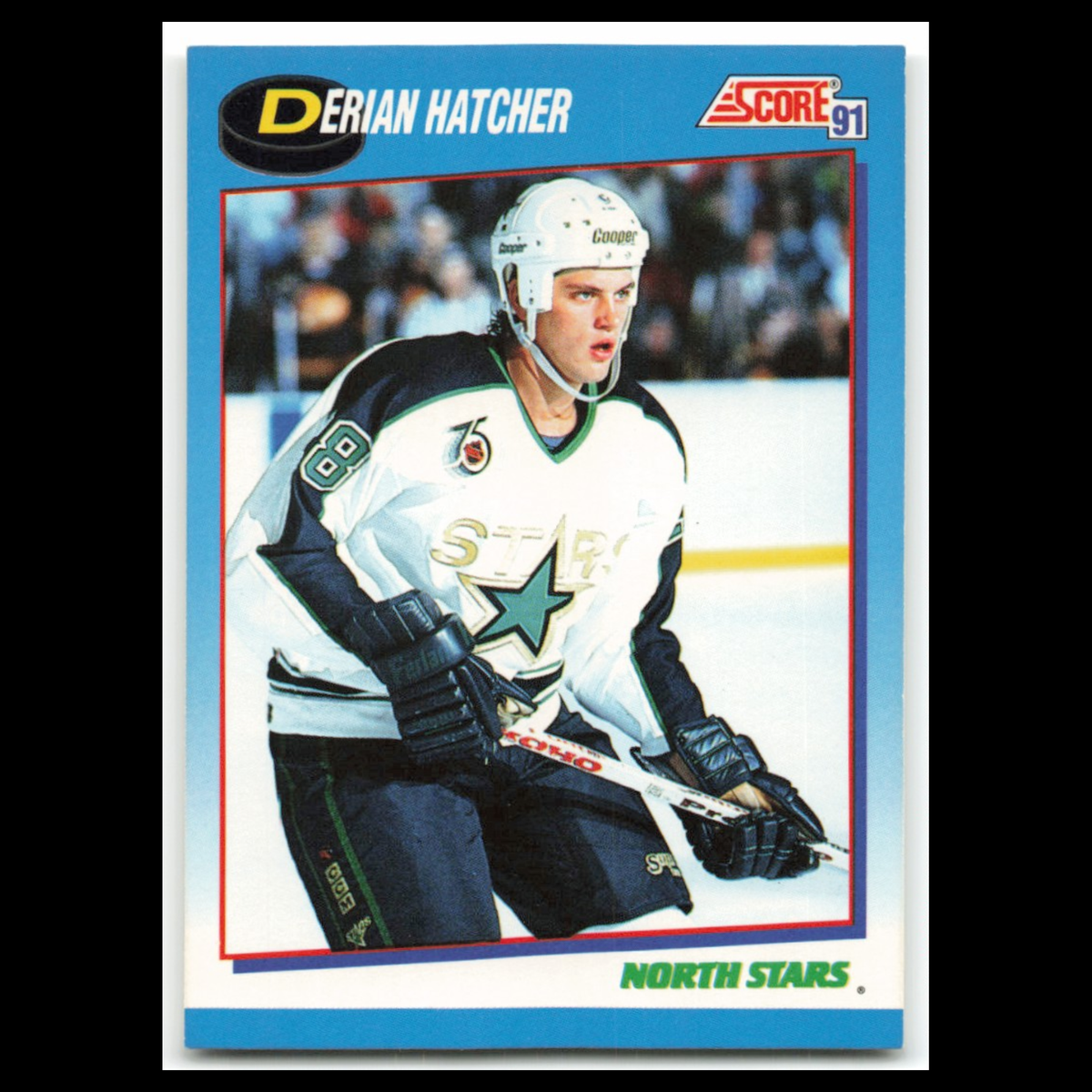 Derian Hatcher #656 1991 Score Canadian Minnesota North Stars Hockey Card NHL NM