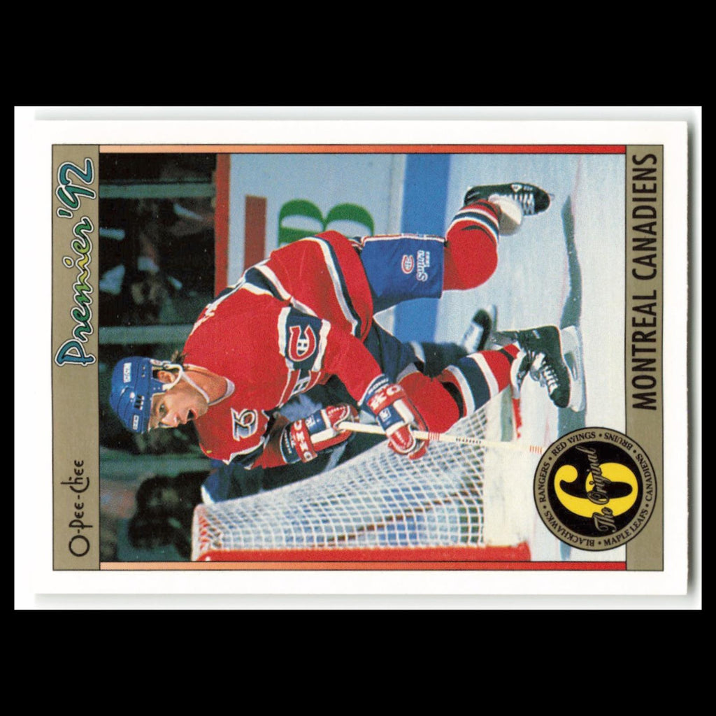 Jim Sandlak #168 1992 O-Pee-Chee Premier Vancouver Canucks Hockey Card NHL NM