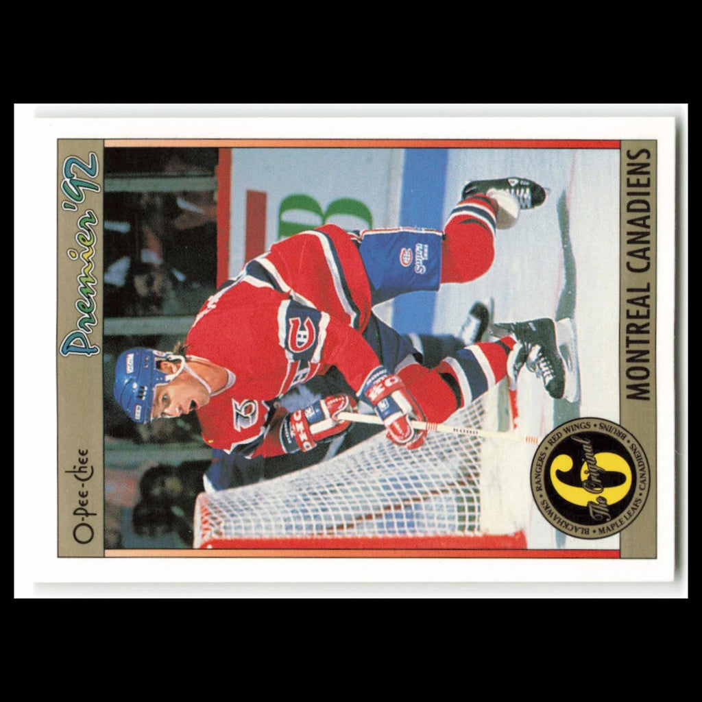 Jim Sandlak #168 1992 O-Pee-Chee Premier Vancouver Canucks Hockey Card NHL NM