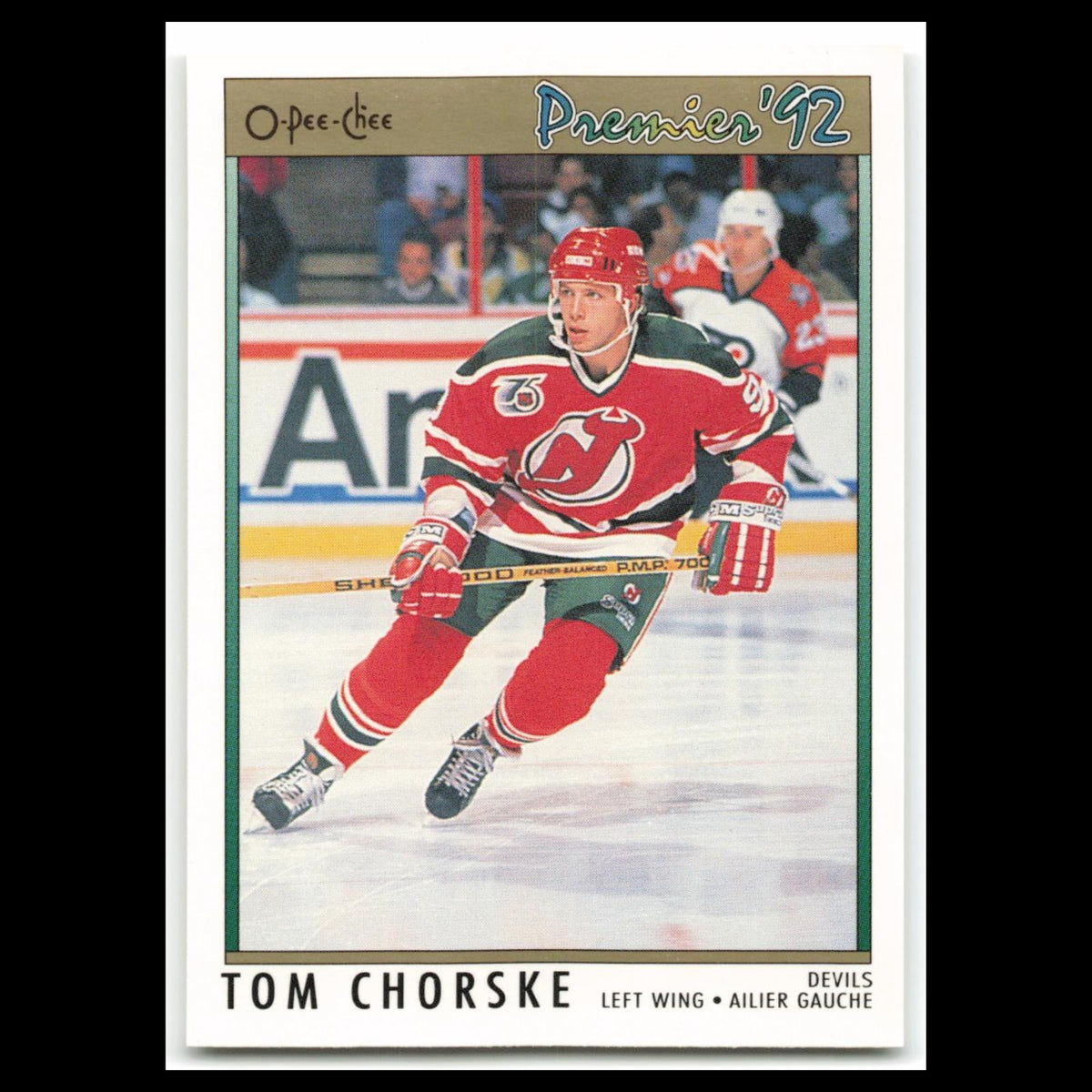 Tom Chorske #91 1992 O-Pee-Chee Premier New Jersey Devils Hockey Card NHL NM