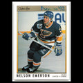 Nelson Emerson #138 1992 O-Pee-Chee Premier St. Louis Blues Hockey Card NHL NM