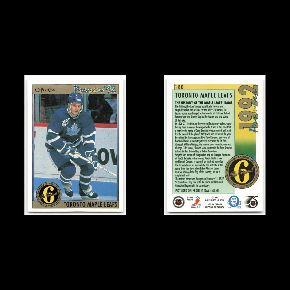 Terry Carkner #180 1992 O-Pee-Chee Premier Philadelphia Flyers Hockey Card NHL
