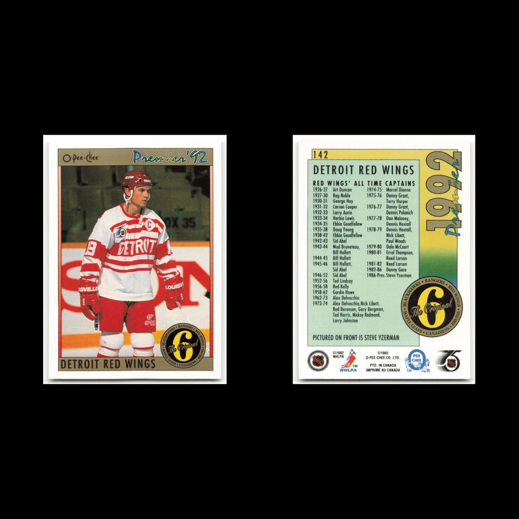 Kelly Miller #142 1992 O-Pee-Chee Premier Washington Capitals Hockey Card NHL NM