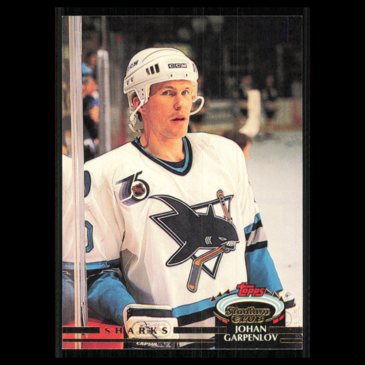 Johan Garpenlov #212 1992 Stadium Club San Jose Sharks Hockey Card NHL NM