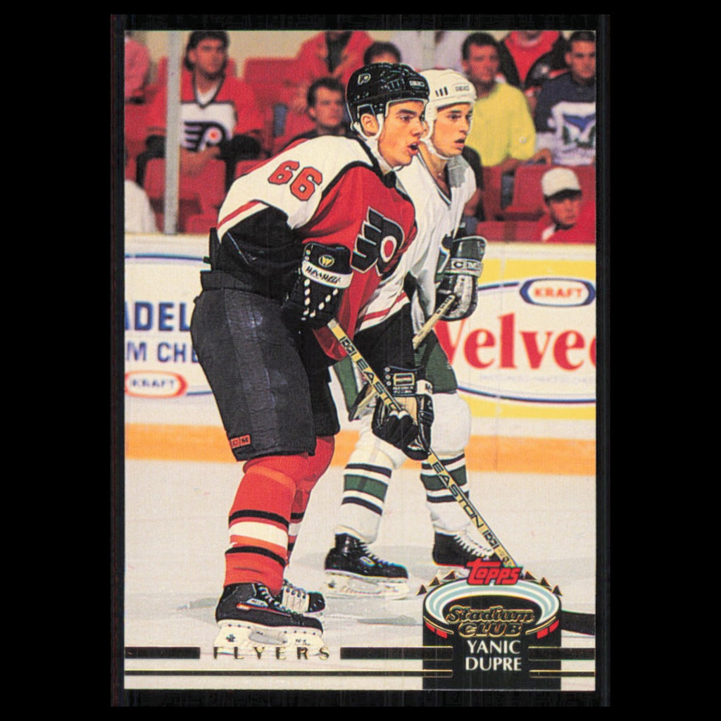 Yanick Dupre #137 1992 Stadium Club Philadelphia Flyers Hockey Card NHL NM