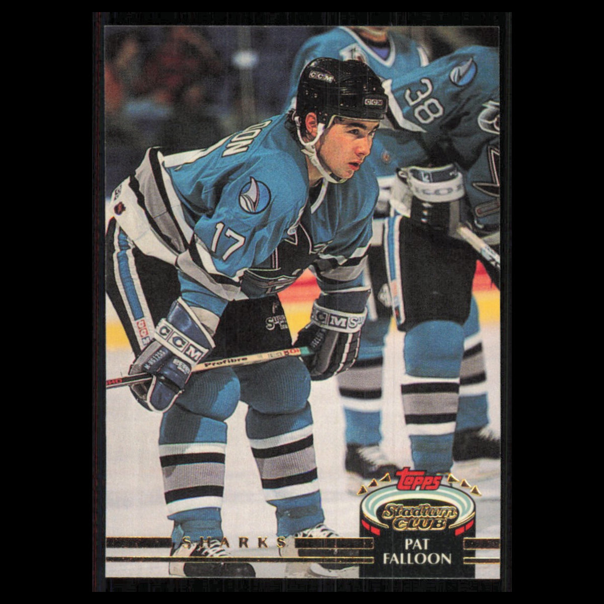 Pat Falloon #56 1992 Stadium Club San Jose Sharks Hockey Card NHL NM