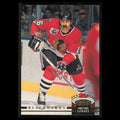 Michel Goulet Rookie #69 1992 Stadium Club Chicago Blackhawks Hockey Card NHL NM