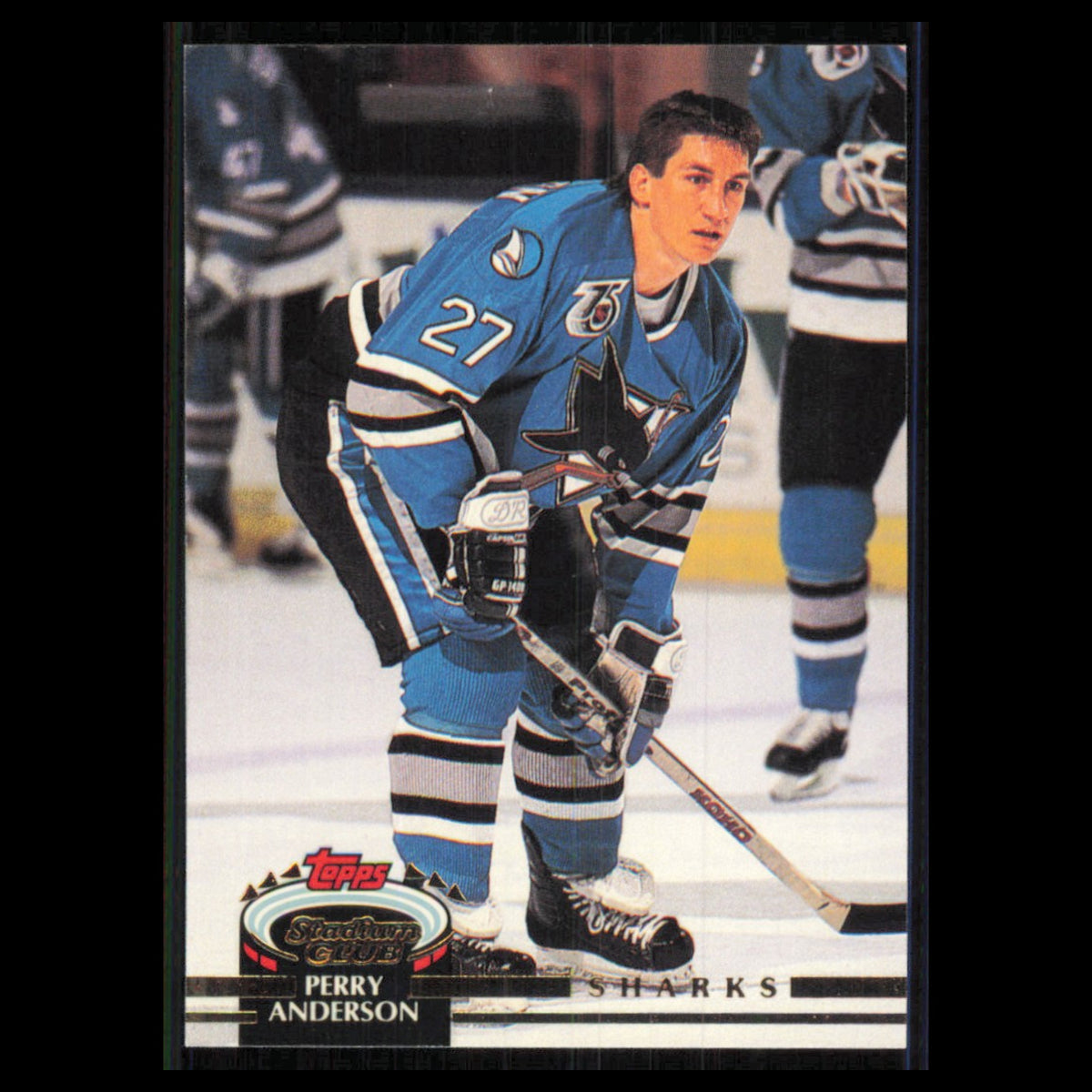 Perry Anderson #89 1992 Stadium Club San Jose Sharks Hockey Card NHL NM