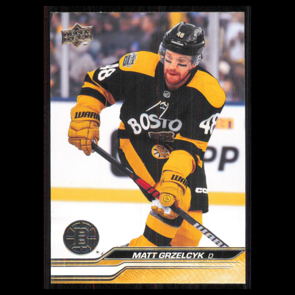 Matt Grzelcyk #269 2023 Upper Deck Boston Bruins Hockey Card NHL NM