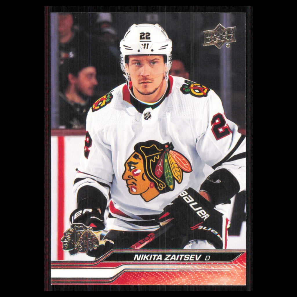 Nikita Zaitsev #292 2023 Upper Deck Chicago Blackhawks Hockey Card NHL NM