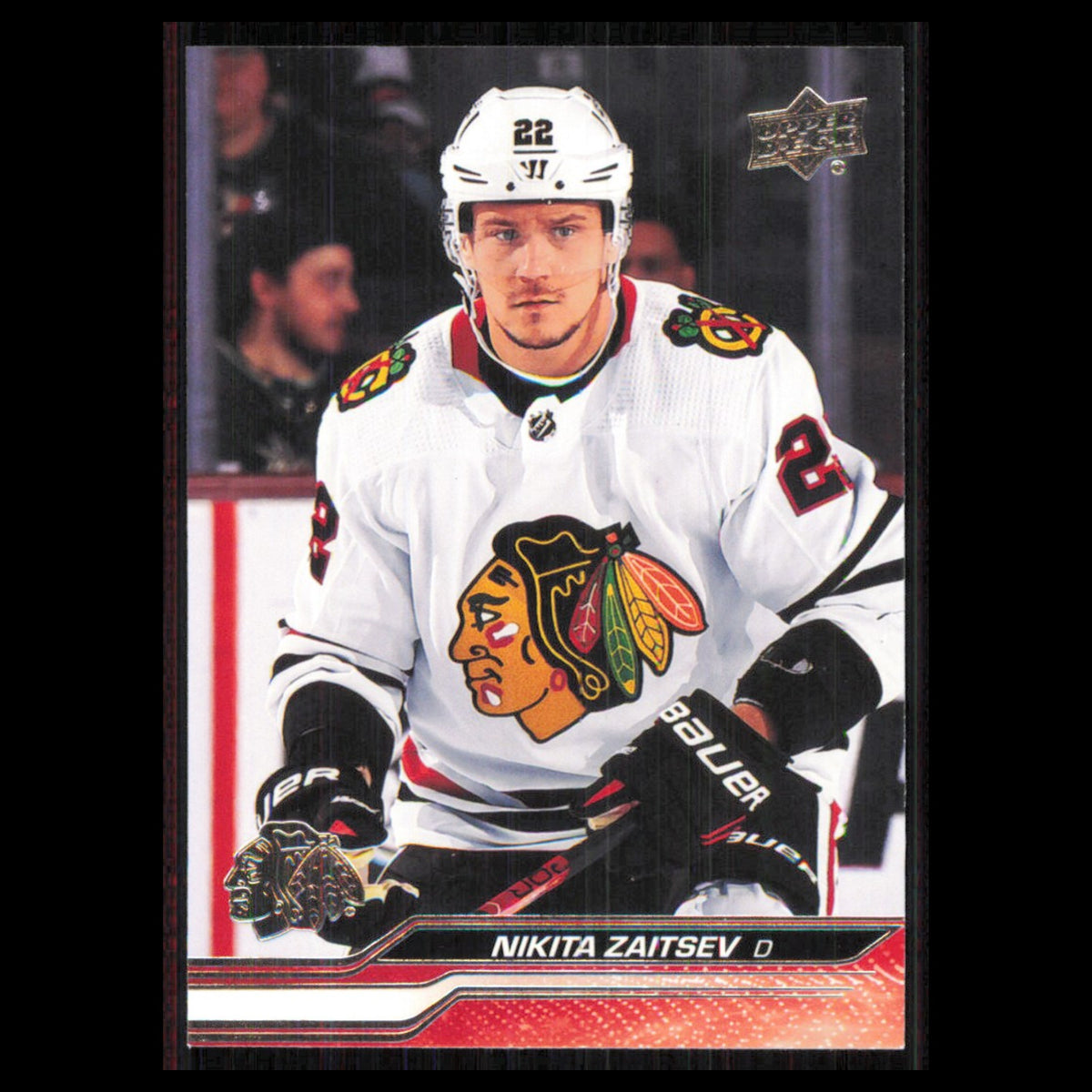 Nikita Zaitsev #292 2023 Upper Deck Chicago Blackhawks Hockey Card NHL NM