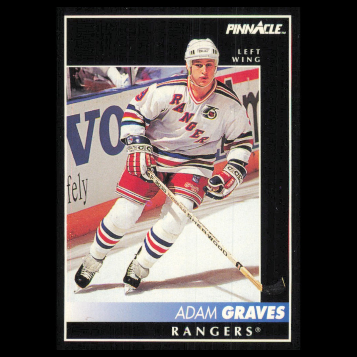 Adam Graves #108 1992 Pinnacle New York Rangers Hockey Card NHL NM
