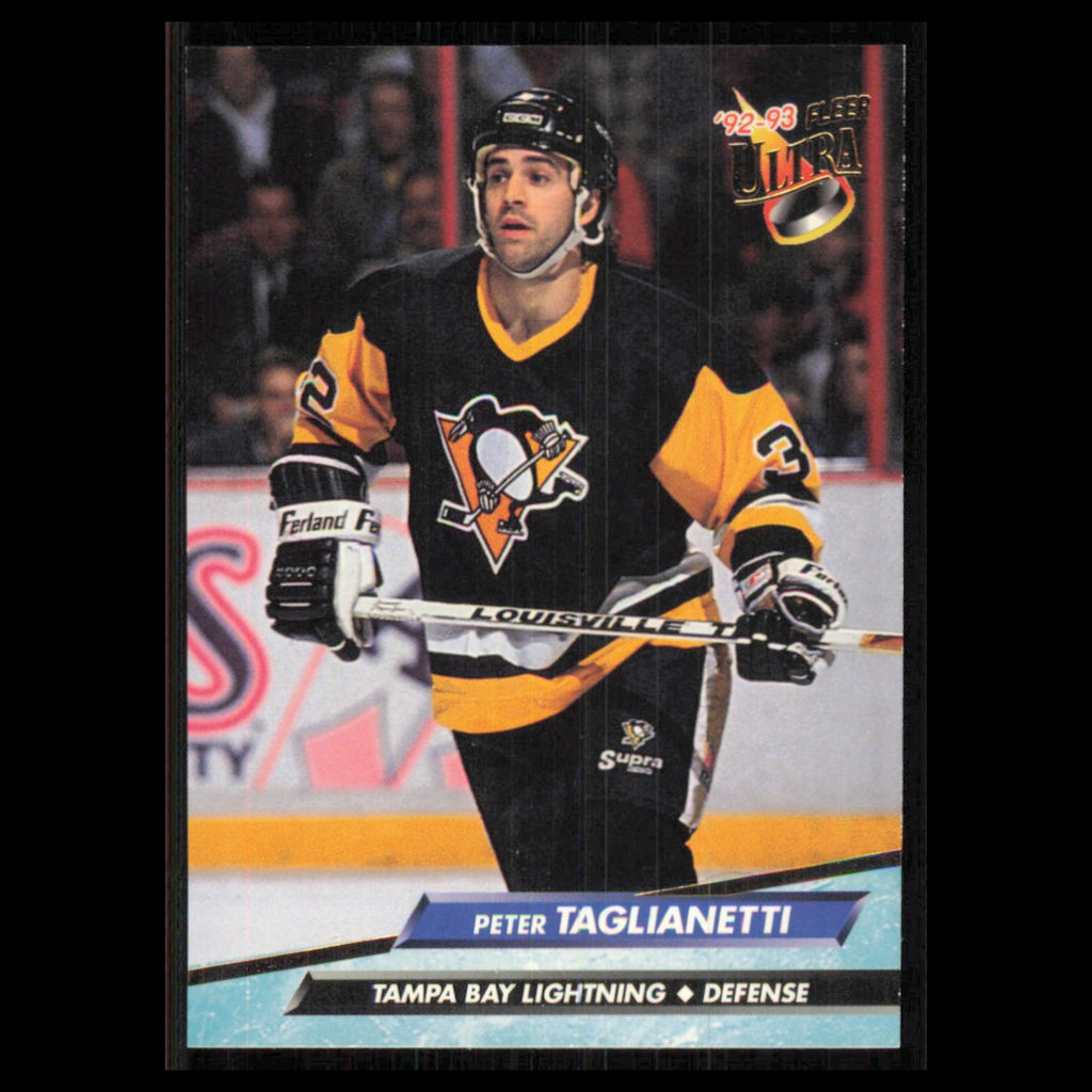 Peter Taglianetti #204 1992 Fleer Ultra Tampa Bay Lightning Hockey Card NHL NM