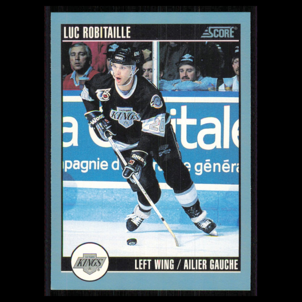 Luc Robitaille #290 1992 Score Canadian Los Angeles Kings Hockey Card NHL NM