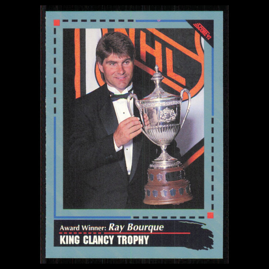 Ray Bourque #520 1992 Score Canadian Boston Bruins Hockey Card NHL NM