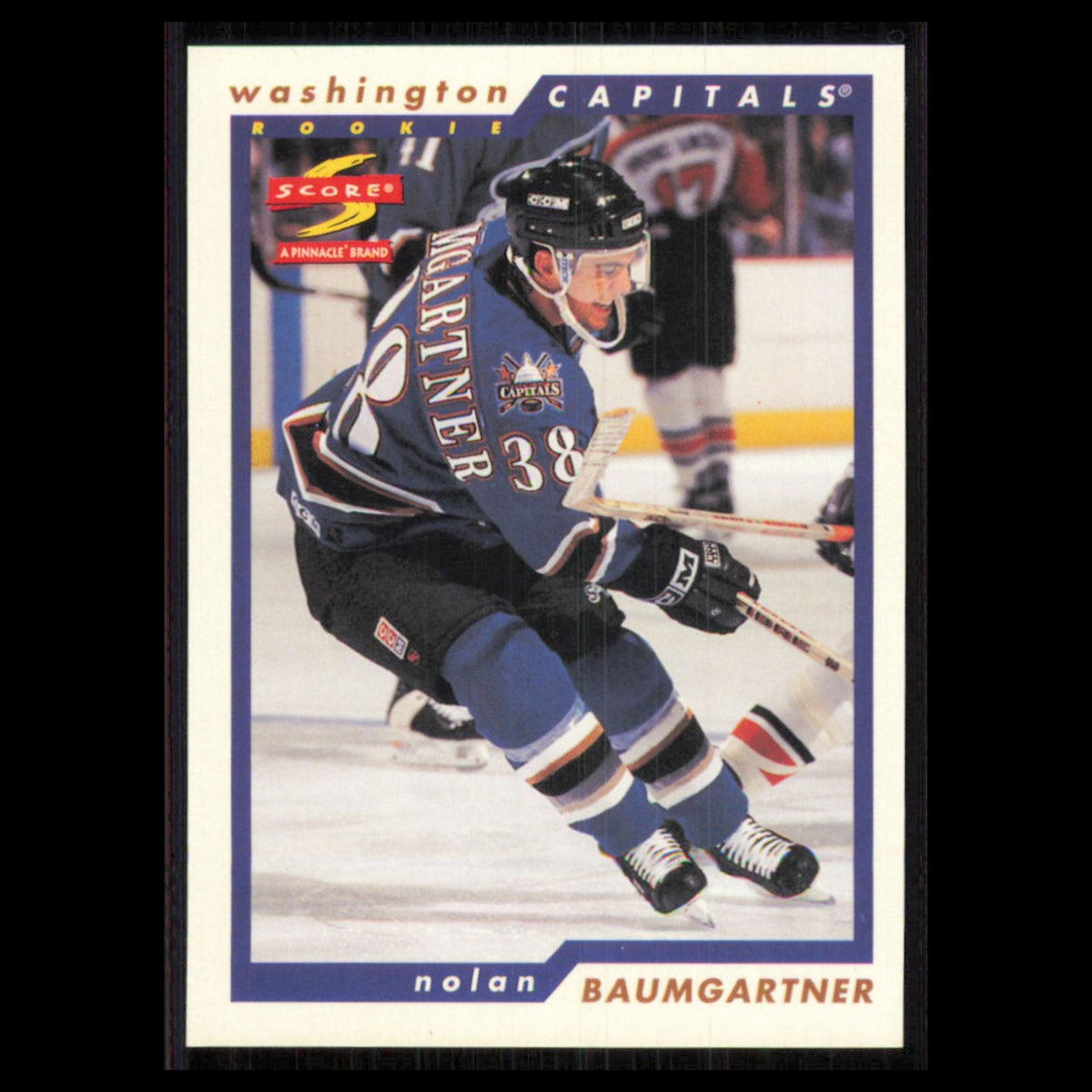 Nolan Baumgartner #251 1996 Score Washington Capitals Hockey Card NHL NM