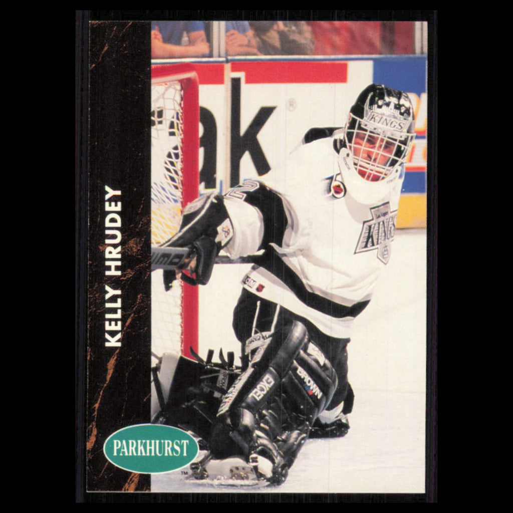 Kelly Hrudey #71 1991 Parkhurst Los Angeles Kings Hockey Card NHL NM