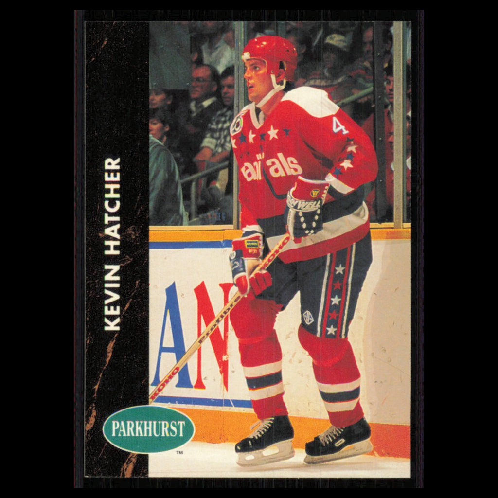 Kevin Hatcher #191 1991 Parkhurst Washington Capitals Hockey Card NHL NM