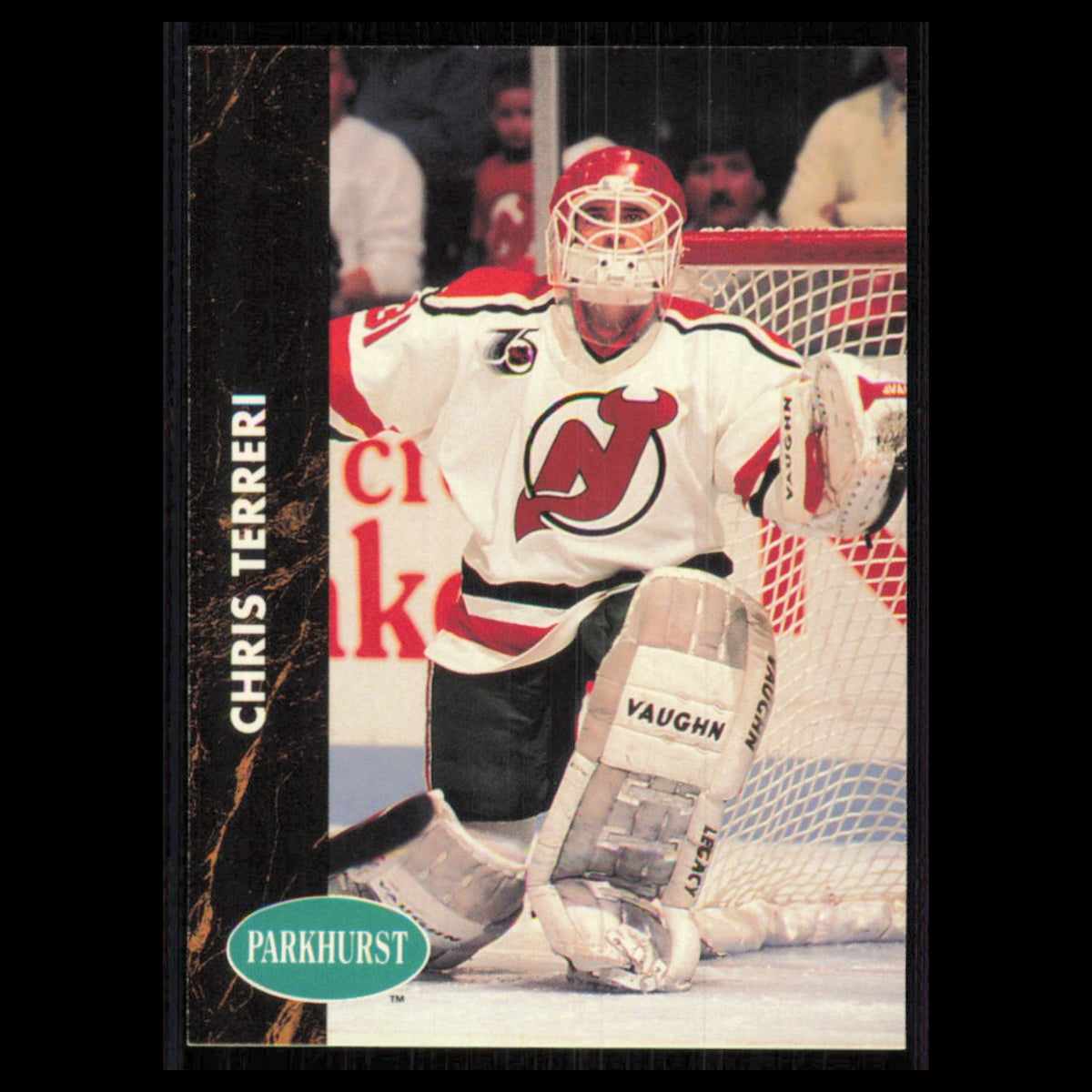 Chris Terreri #98 1991 Parkhurst New Jersey Devils Hockey Card NHL NM