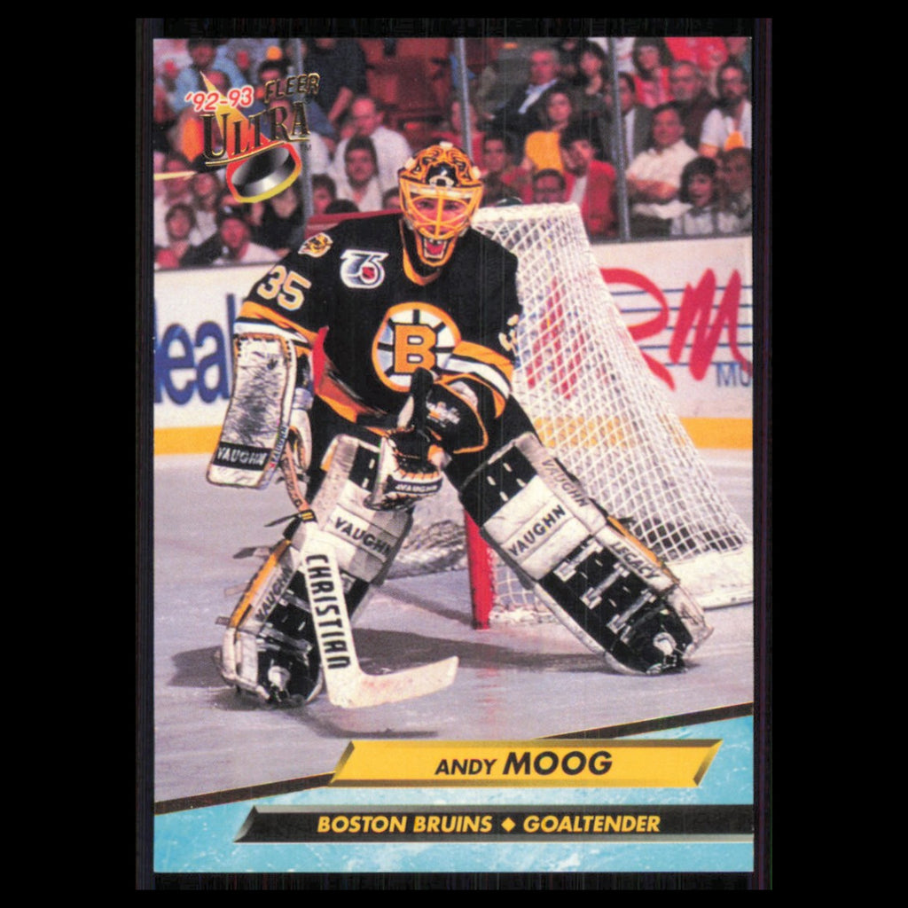 Andy Moog #6 1992 Fleer Ultra Boston Bruins Hockey Card NHL NM