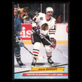 Michel Goulet #35 1992 Fleer Ultra Chicago Blackhawks Hockey Card NHL NM