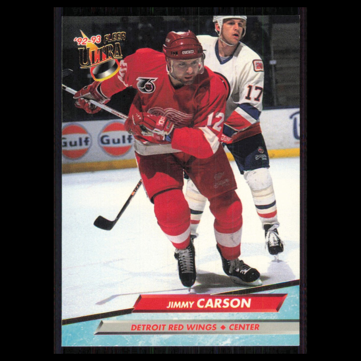 Jimmy Carson #45 1992 Fleer Ultra Detroit Red Wings Hockey Card NHL NM