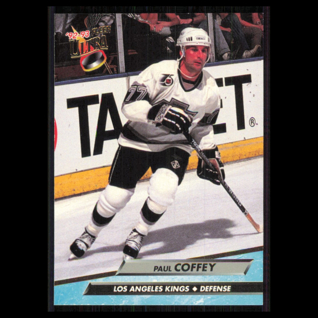Paul Coffey #80 1992 Fleer Ultra Los Angeles Kings Hockey Card NHL NM
