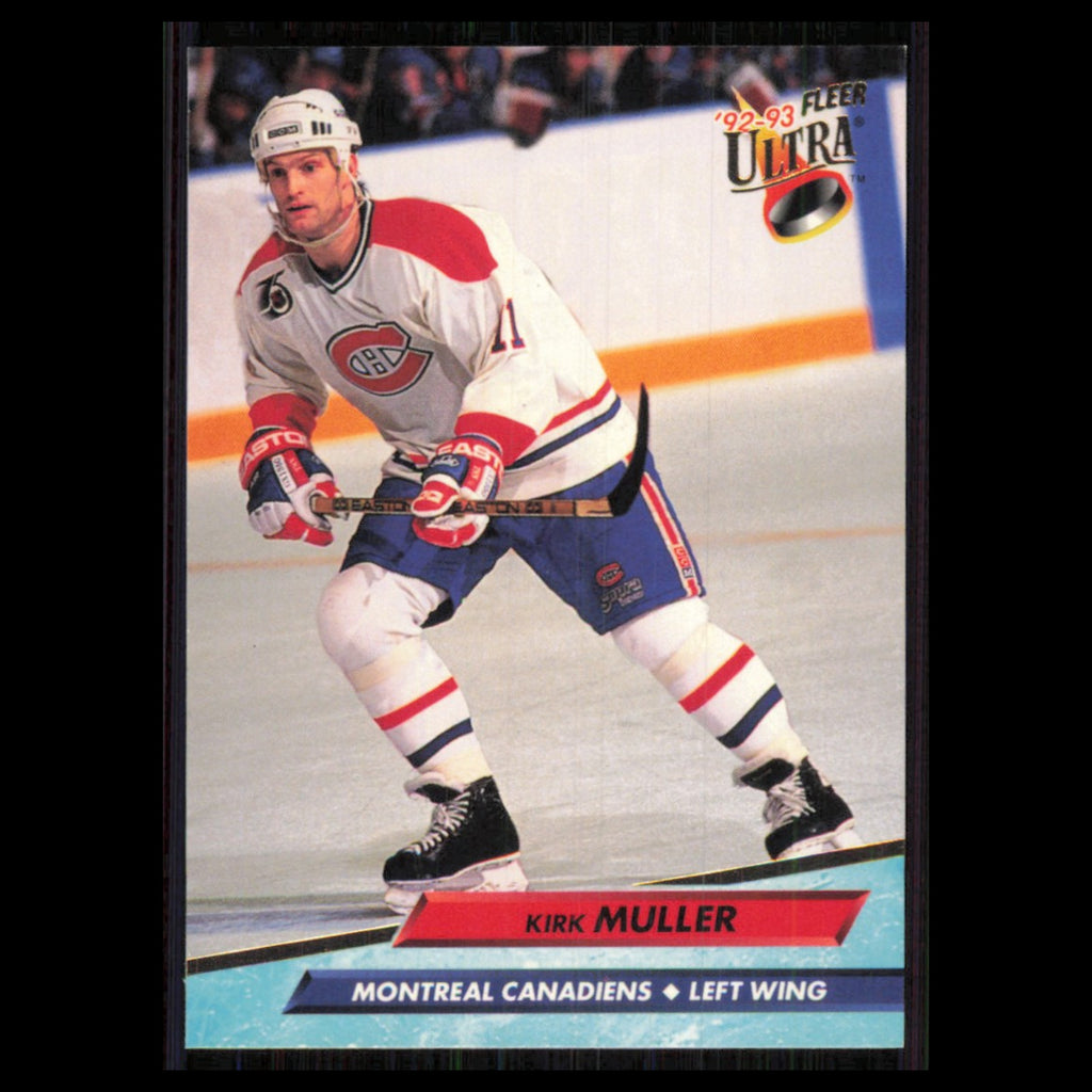 Kirk Muller #107 1992 Fleer Ultra Montreal Canadiens Hockey Card NHL NM