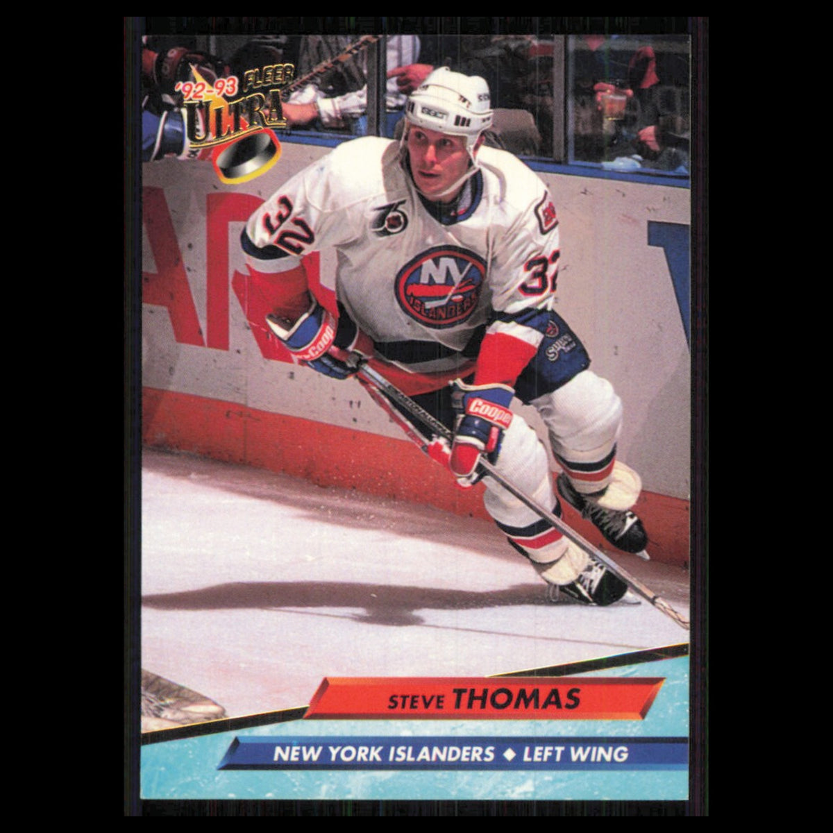 Steve Thomas #131 1992 Fleer Ultra New York Islanders Hockey Card NHL NM