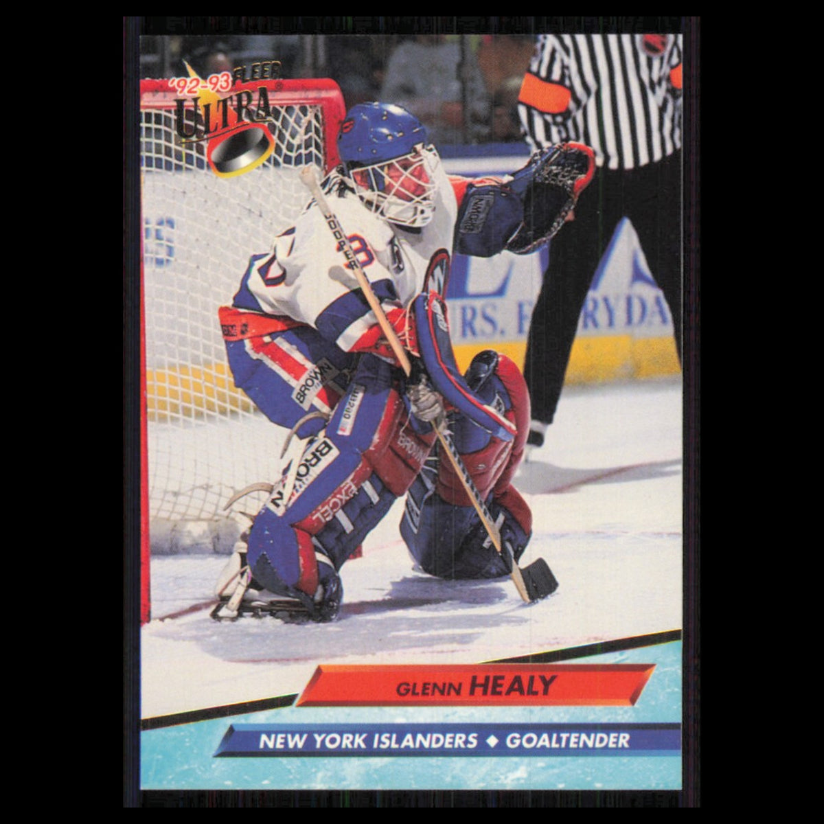 Glenn Healy #126 1992 Fleer Ultra New York Islanders Hockey Card NHL NM