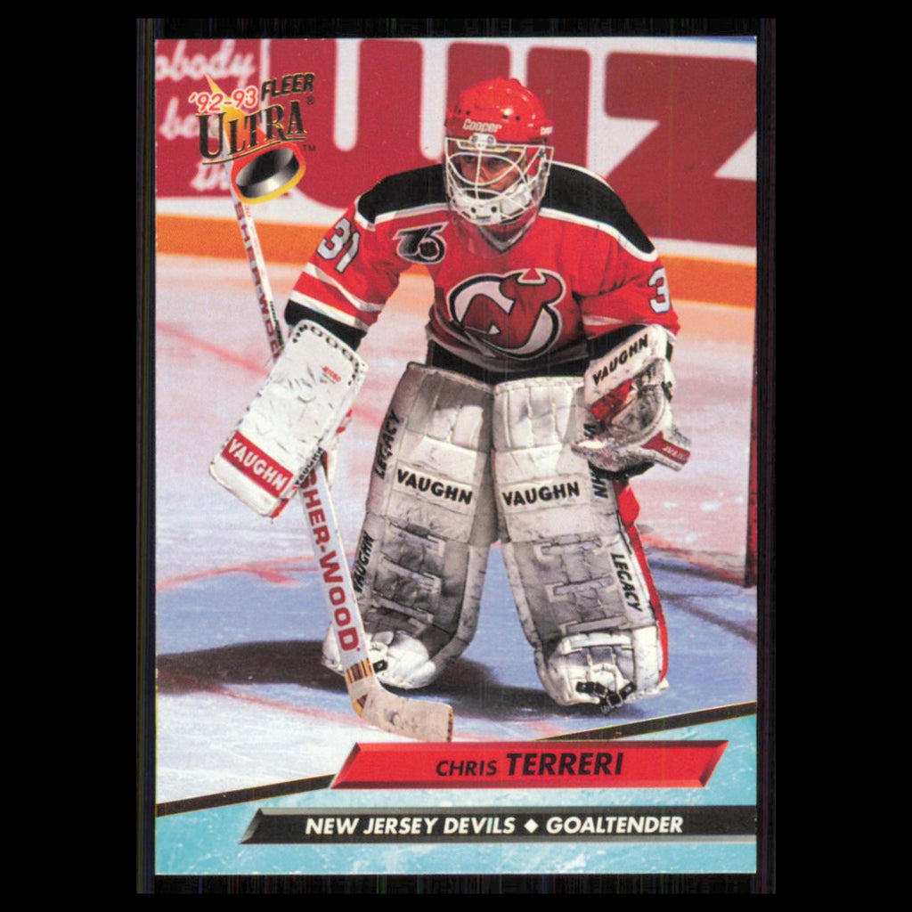 Chris Terreri #120 1992 Fleer Ultra New Jersey Devils Hockey Card NHL NM