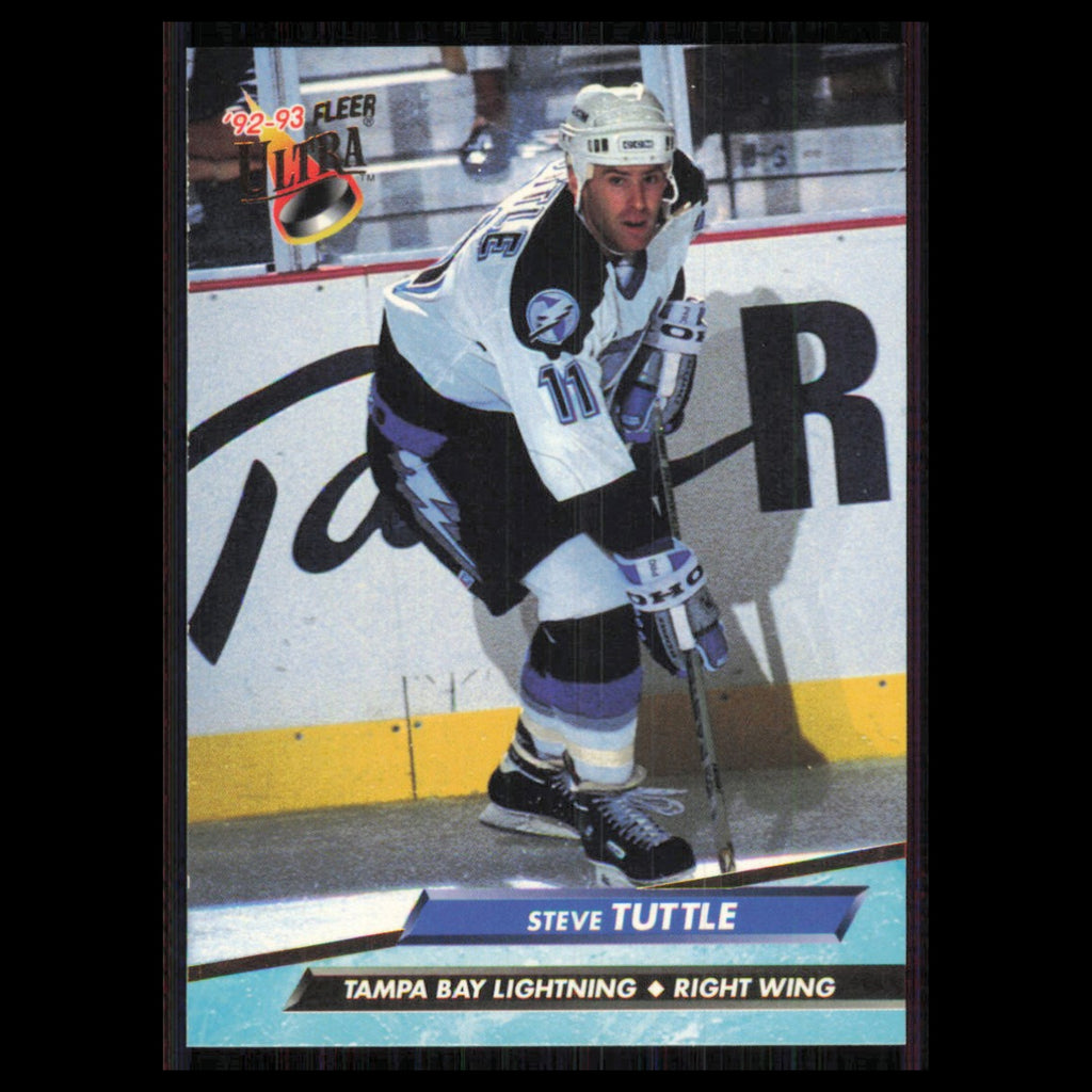 Steve Tuttle #205 1992 Fleer Ultra Tampa Bay Lightning Hockey Card NHL NM