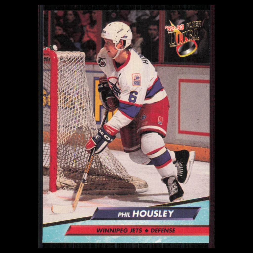 Phil Housley #241 1992 Fleer Ultra Winnipeg Jets Hockey Card NHL NM